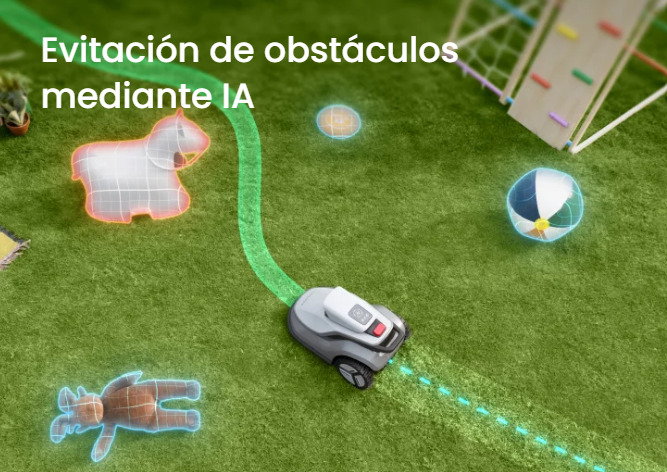 TerraMow detectando obstáculos